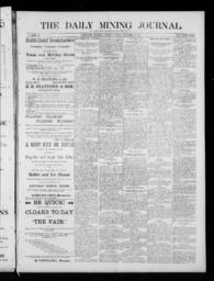 The Daily Mining Journal, 1885-12-14