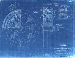 23 Piston for 13? x 23? x 36? Tand. Comp. Corliss Engine for Baltic Mining Company