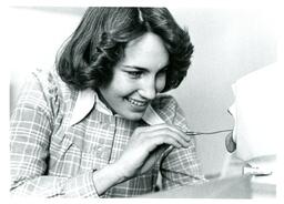 Student Looking at Dummy of Mouth and Tongue (Part of the NMU Historic Photographs Collection)