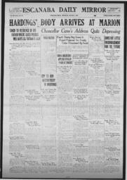 Escanaba Daily Mirror, 1923-08-09