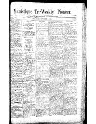 Manistique Tri-Weekly Pioneer, 1888-10-02