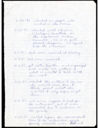 Florence Shalifoe Uusitalo Oral History Interview Notes