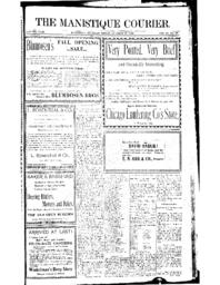 The Manistique Courier, 1899-10-27