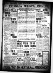 Escanaba Morning Press, 1916-11-01