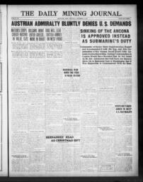 The Daily Mining Journal, 1915-12-16