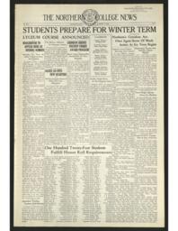 The Northern College News, 1939-01-03