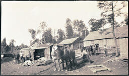 Lumber Camp Scene