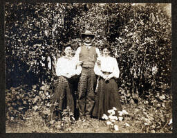 Three People with Trees