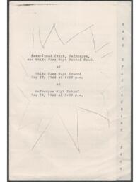 1968 Spring Band Spectacular program