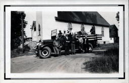 Ontonagon Fire Department with Fire Engine