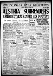 Escanaba Daily Mirror, 1918-11-04