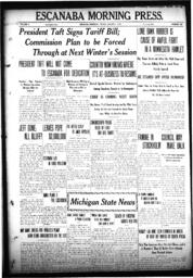 Escanaba Morning Press, 1909-08-06