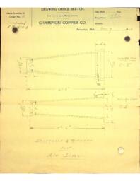 Sketch of Increaser and Reducer for Air Line