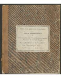 Ontonagon Lighthouse Daily Expenditure, 1889-1891