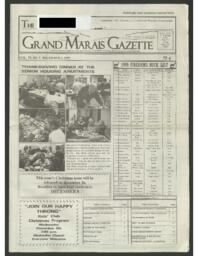 Grand Marais Gazette, 1999-12-02