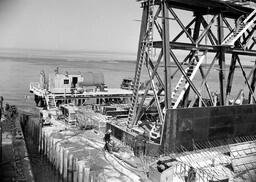 Anchor pier superstructure for Mackinac Bridge (2 of 2)