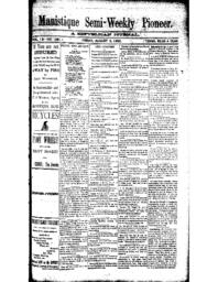 Manistique Semi-Weekly Pioneer, 1892-08-05