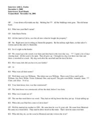 G. Fortin Oral History Interview Transcript