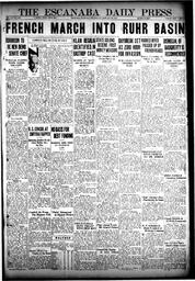 The Escanaba Daily Press, 1923-01-10