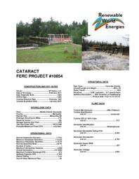 Cataract FERC Project #10854