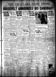 The Escanaba Daily Press, 1932-01-24