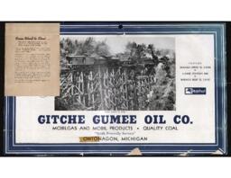 Gitche Gumee Oil Company Poster, 1960