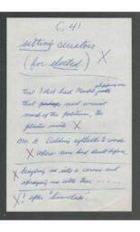 (Box 68-15) Hornstein's Boy Notes and Corrections, Fall 1961 (2 of 2)