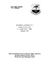 Environmental Assessment of a Central Heating Plant, K.I. Sawyer Air Force Base