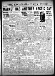 The Escanaba Daily Press, 1929-10-29