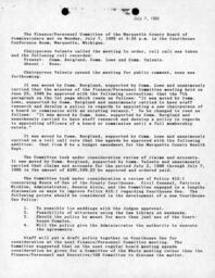 Finance and Personnel Committee, 1986-07-07