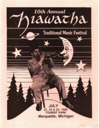 Hiawatha Music Festival Program, 1988