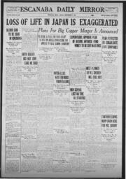 Escanaba Daily Mirror, 1923-09-07