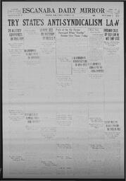 Escanaba Daily Mirror, 1922-10-17