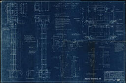 Erection of Ice Elevator For Handling Cakes of Ice 11 Feet x 22 Inches x 42 Inches Weighing 300 Pounds Blueprint