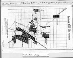 Houghton County Traction Company Street Railway Map