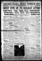 Escanaba Daily Mirror, 1918-12-12