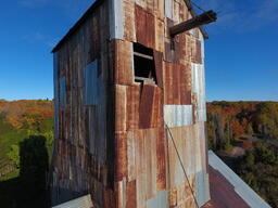 Drone's Eye View of the Champion Mine #4 Shaft House, 2017-10-11 (7 of 32)