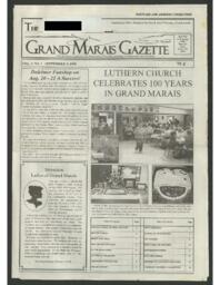 Grand Marais Gazette, 1998-09-03