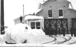 Houghton County Traction Company Car Barn in Hancock, Michigan