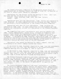 Finance and Personnel Committee, 1986-01-14