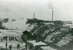 View of the second Sagola Lumber Company sawmill