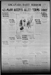 Escanaba Daily Mirror, 1921-05-11