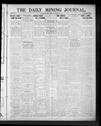 The Daily Mining Journal, 1909-10-07