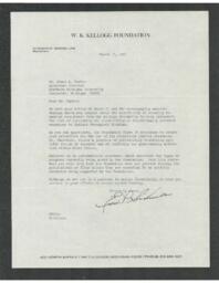 Edward P. Sickmiller to James L. Carter, 1971-03-17