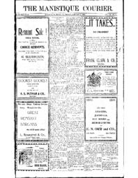 The Manistique Courier, 1899-01-06