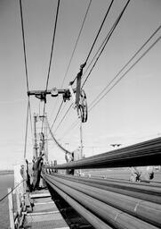 Cable spinning during Mackinac Bridge construction (18 of 33)