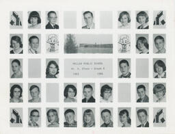 Mellen Public School Grade 6 Class Picture, 1965-1966