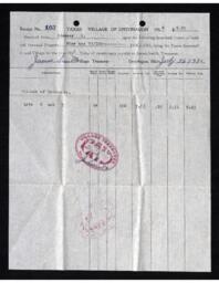 G. Glosser Tax Receipt, 1932-07-26