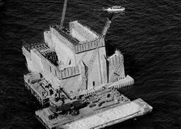 Aerial View of Mackinac Bridge Construction (11 of 77)