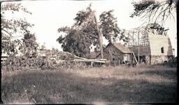 (020-009) Fallen Trees and Barn in Ruins